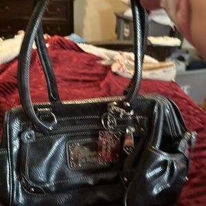 Genna De Rossi Black Purse leather